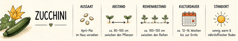 Zucchini Steckbrief