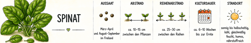 Spinat Steckbrief