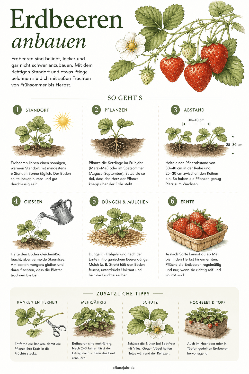 Infografik: erdbeeren-anbauen