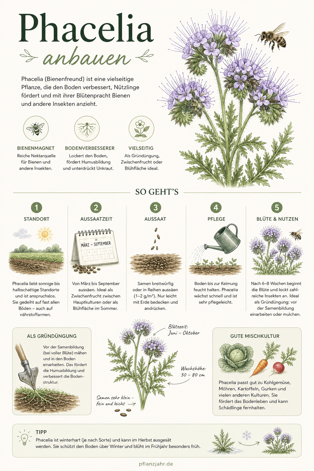Infografik: phacelia-anbauen