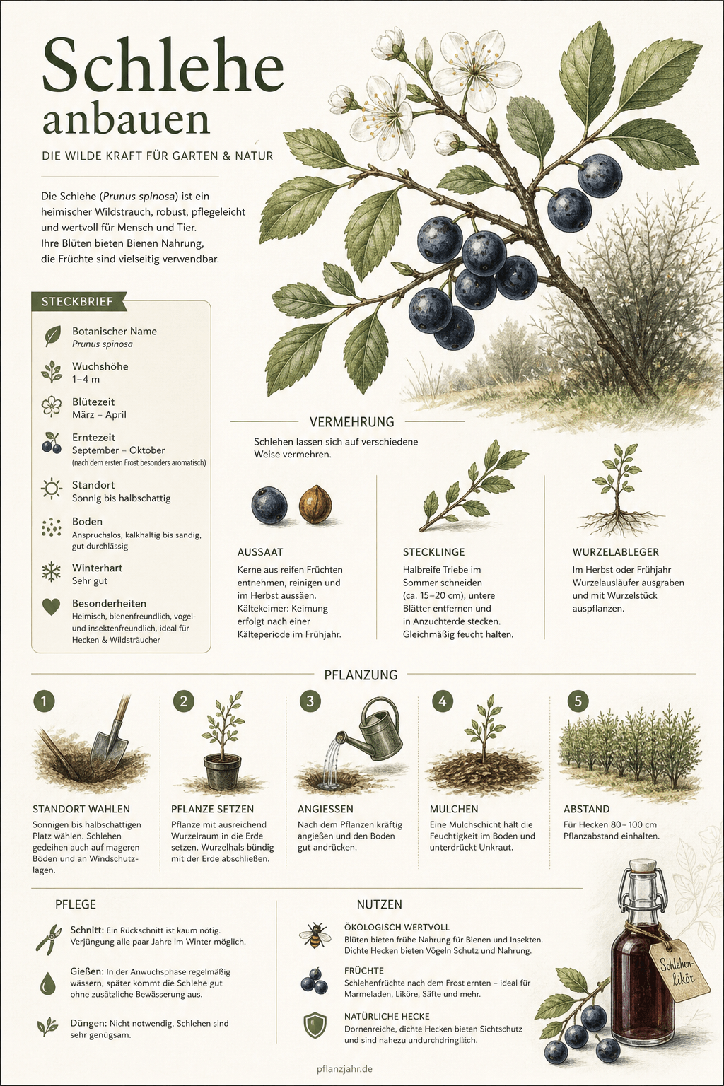 Infografik: schlehe-anbauen