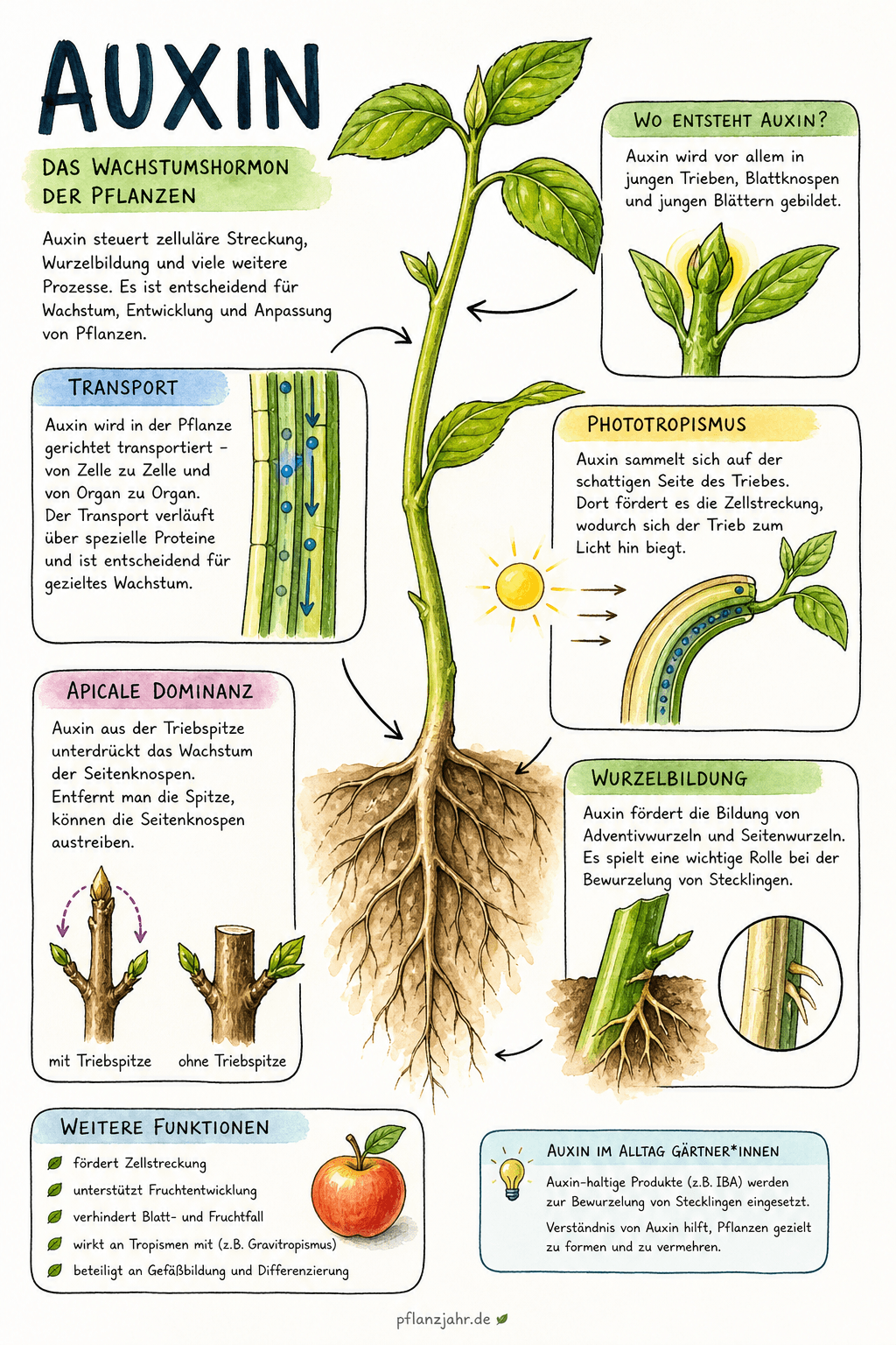 Infografik: Auxin