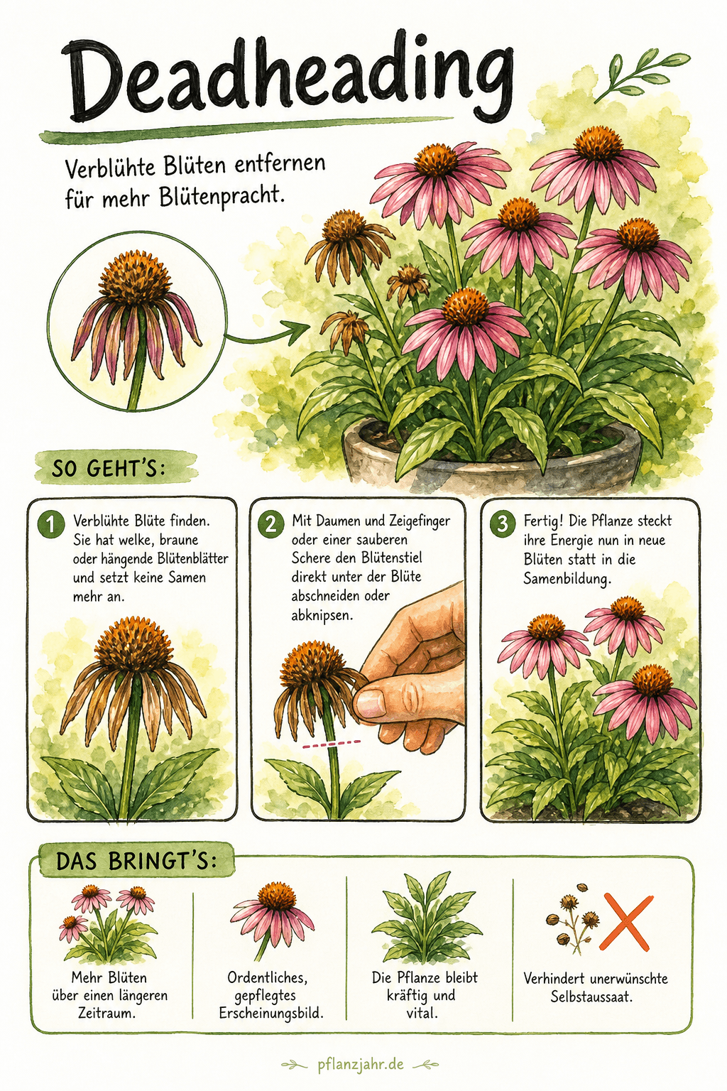 Infografik: Deadheading