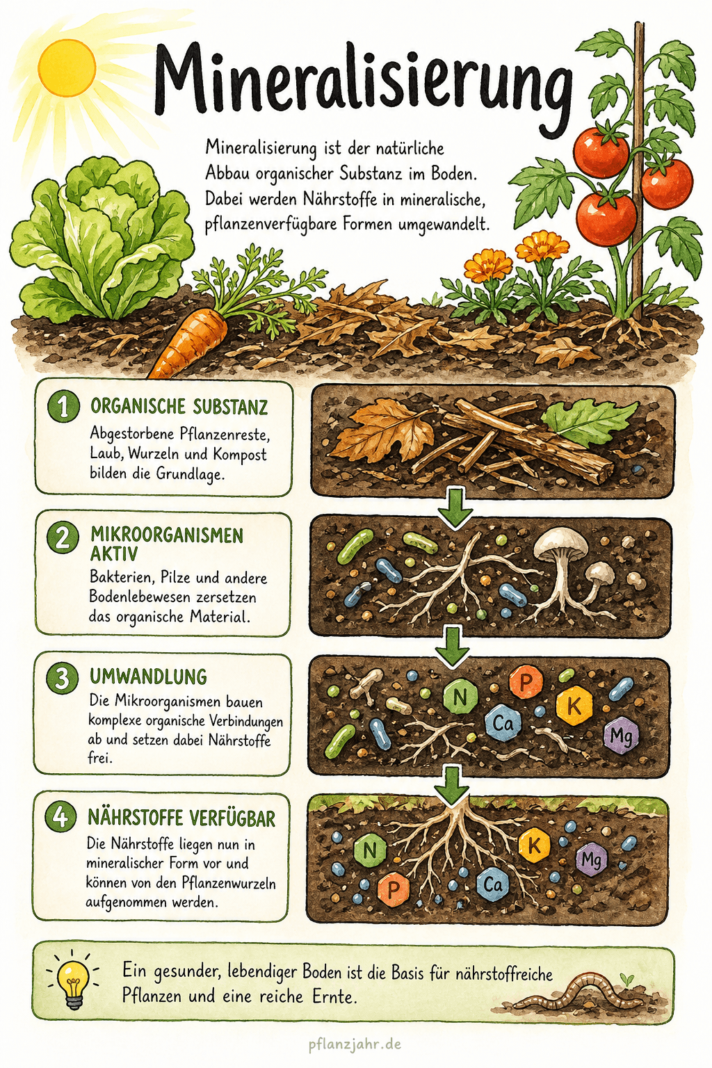 Infografik: Mineralisierung