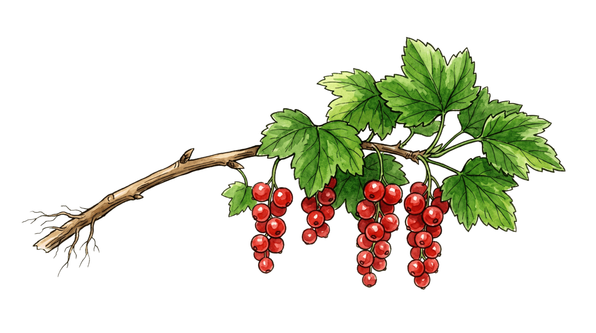 Johannisbeere – Pflanze im Beet