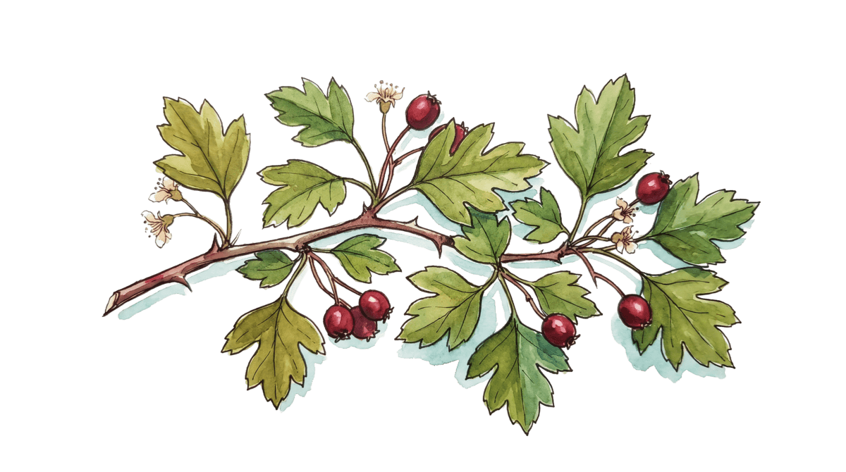 Weißdorn – Pflanze im Beet